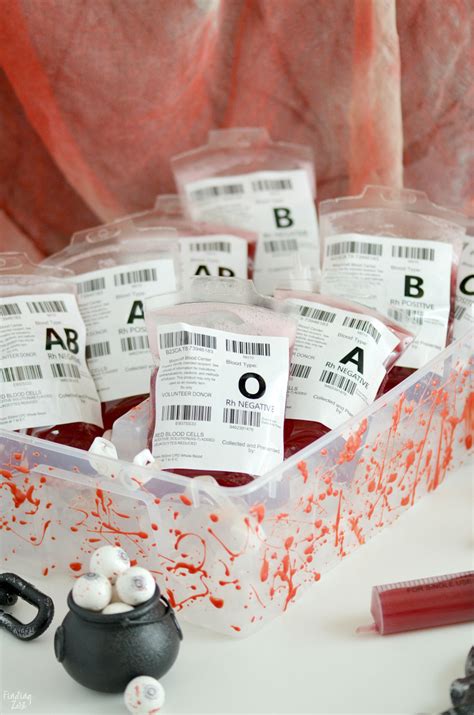 diy fake blood bag|halloween blood bag.